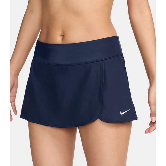 NWT Nike Swim Essential Woman's Boardskirt Midnight Navy XXL Skort Skirt‎ - Picture 1 of 12